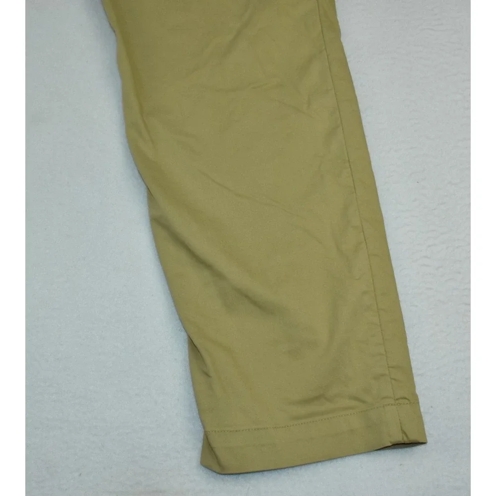 Nike Dri Fit Golf UV Men Pants Size 36x32 Standard Fit Beige Khaki -Flaws-